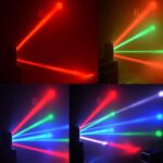 Big Dipper DJ Lights RGBW 4-in-1 Stage Lights LED Spider Moving Head Light Sound Activated DMX Party Lights for Bar, Band, Wedding, Concert, Disco Stage Lighting, Christmas, 1 Pack - Image 8