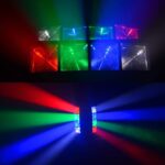 Big Dipper DJ Lights RGBW 4-in-1 Stage Lights LED Spider Moving Head Light Sound Activated DMX Party Lights for Bar, Band, Wedding, Concert, Disco Stage Lighting, Christmas, 1 Pack - Image 4