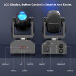 U`King Moving Head Stage Light RGBW 4 in 1 DMX512 Rotating Wash Lighting Effect Spotlight with Sound Activated Control for DJ Disco Live Show Club Dance Party Wedding Bar Theater Christmas Lights - Image 7