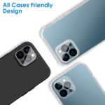 JETech Camera Lens Protector for iPhone 12 Pro Max 6.7-Inch, 9H Tempered Glass, HD Clear, Anti-Scratch, Case Friendly, Does Not Affect Night Shots, 3-Pack - Image 6
