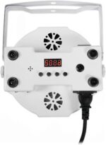 Rockville RockPAR50 White Compact 24W LED RGB Par Can DJ/Club/Stage Wash Light, DMX Control, Daisy-Chain Power, Sound-Activated, for Parties, Weddings, and Live Performances - Image 6