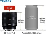 Tamron 20-40mm f/2.8 Di III VXD Lens for Sony E-Mount Full Frame Mirrorless Cameras Black - Image 4