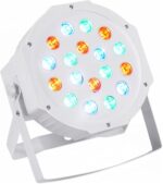 Rockville RockPAR50 White Compact 24W LED RGB Par Can DJ/Club/Stage Wash Light, DMX Control, Daisy-Chain Power, Sound-Activated, for Parties, Weddings, and Live Performances - Image 3
