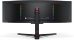 INNOCN 49" OLED Ultrawide Curved Gaming Monitor 5120 x 1440p 144Hz, 0.03ms, USB Type C 90W, HDMI 2.1, DisplayPort, USB Hub, Speakers, Adaptive-Sync, Adjustable Stand, Black - Image 4