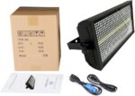 200W LED Stage Light Strobe Bar Lighting RGBW 4in1 48 Partition White 8000K DMX Super Bright Dj Wash Bar Strobe Stage Lighting Effects for Live Show Wedding - Image 9