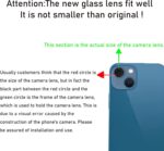 LEAFE for iPhone 13 Pro and iPhone 13 Pro Max Camera Lens Replacement,2 Sets OEM Original Camera Glass Lens with Pre-Installed Adhesive+Repair Tools - Image 7