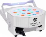 Rockville RockPAR50 White Compact 24W LED RGB Par Can DJ/Club/Stage Wash Light, DMX Control, Daisy-Chain Power, Sound-Activated, for Parties, Weddings, and Live Performances - Image 4