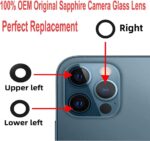 LEAFE for iPhone 13 Pro and iPhone 13 Pro Max Camera Lens Replacement,2 Sets OEM Original Camera Glass Lens with Pre-Installed Adhesive+Repair Tools - Image 5