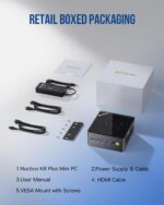 GMKtec Gaming Mini PC K8 Plus AMD Ryzen 7 8845HS(8C/16T, up to 5.1GHz) 32GB DDR5 RAM 1TB SSD, Desktop Computer Dual NIC 2.5G, HDMI 2.1, USB4 - Image 10