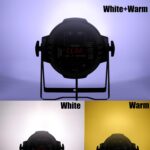 Ridgeyard LED Par Lights COB 200W DMX512 & Sound Activated Stage Light Warm White & Cool White Audience Blinder DJ Spot Light Wash Lights for Church Concert Photo Studio Wedding Live Show (1) - Image 3