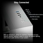 Gaming PC Desktop Computer - Ryzen 5 5600, Radeon RX 6500XT 4GB, 16GB DDR4 RAM, 1TB NVME SSD, Prebuilt Tower Computer (White) - Image 6
