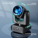 2-Pack 108W Moving Head dj Light with Remote Rotating 18-Facet Prism 10 Gobos 8 Colors DJ Lighting Spotlight by DMX and Sound Activated for Wedding,Parties,Bar,Live Show - Image 7