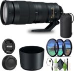 Nikon - AF-S NIKKOR 200-500mm f/5.6E ED VR Super Telephoto Zoom Lens (20058) + Filter Kit + Cap Keeper + Cleaning Kit - Image 2