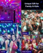 Luditek 3-Pack Sound Activated Party Lights with Remote Control Dj Lighting, Disco Ball Light, Strobe Light Stage Lamp for Home Room Dance Prom Party Decorations Supplies - Image 8