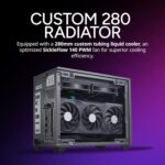 Cooler Master NR2 Pro Mini ITX – Intel Ultra 7 265F 2.4GHz (5.3 GHz Turbo) | Gigabyte RTX 5080 16GB & B860I AORUS PRO ICE| 32GB DDR5 6000MHz | 2TB Gen4 M.2 | WiFi | Windows 11 | 280mm AIO Gaming PC - Image 11
