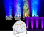 Rockville RockPAR50 White Compact 24W LED RGB Par Can DJ/Club/Stage Wash Light, DMX Control, Daisy-Chain Power, Sound-Activated, for Parties, Weddings, and Live Performances - Image 2