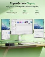 KAMRUI Mini PC, E3B 32GB RAM 512GB SSD Mini Gaming Computers AMD Ryzen 5 7430U Micro Desktop Computer (Max 4.3GHz,6C/12T, Beat 5650U), Small PC Support WiFi 6, BT5.2, Triple Display for Office Home - Image 6