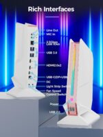 TOPGRO T1-Pro Mini Gaming PC Core i9-13900HK/RTX4060 8G GDDR6, Gaming Computer 64GB RAM DDR5, 2TB PCIe4.0 SSD, Adjustable RGB Light, WiFi6E/BT5.3/2.5G LAN 4K@60Hz Win11 Pro High-Performance Desktop PC - Image 7
