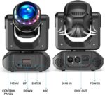 2-Pack 108W Moving Head dj Light with Remote Rotating 18-Facet Prism 10 Gobos 8 Colors DJ Lighting Spotlight by DMX and Sound Activated for Wedding,Parties,Bar,Live Show - Image 9
