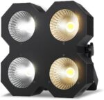 LED Blinder Stage Light,200W COB Par Cool White and Warm White Uplighting, DMX/Master-Slave DJ Light,Stage Blinder & Strobe for Church Wedding Concert Theater Show - Image 2