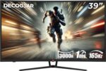 Deco Gear 39" Curved Widescreen Gaming Monitor | 2560x1440 | 1ms MPRT | 165 Hz | 16:9 | HDR400 | 4000:1 | 1 x HDMI | 1 x DisplayPort - Image 2
