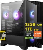 MSI Aegis Z2 Gaming Desktop AMD Octa-core Ryzen 7 8700F 32GB RAM 1TB SSD GeForce RTX 5070 (DLSS 4) 750W 80+ Gold PSU ARGB Fan CPU Air Cooling Win11 w/ICP Hub - Image 2