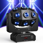 180W RGBW LED 4 in1 Moving Head Light 360 Rotation DJ Light with Sound Activated DMX Control Beam Stage Lighting for Party Live Show Wedding Club - Image 2