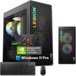 Lenovo Legion Tower 5 Gen 8 Gaming Desktop PC, AMD Ryzen 7700(up to 5.30 GHz), NVIDIA RTX 4070 Super 12GB GDDR6X, Wi Fi 6E, Bluetooth 5.3, Windows 11 Pro, Volume 26L, Grey | 64 GB DDR5 + 4 TB SSD - Image 2