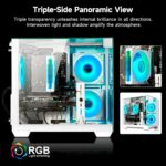 Gaming PC Desktop Computer - Ryzen 5 5600, Radeon RX 6500XT 4GB, 16GB DDR4 RAM, 1TB NVME SSD, Prebuilt Tower Computer (White) - Image 4