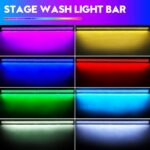 LED Wall Washer Light, 336 LEDs 70W RGB DJ Lights Bar Stage Light Support DMX & RDM Control Dj Party Lights for Indoor Outdoor Disco Party Church Birthday Bar Wedding - Image 3