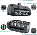 Big Dipper DJ Lights RGBW 4-in-1 Stage Lights LED Spider Moving Head Light Sound Activated DMX Party Lights for Bar, Band, Wedding, Concert, Disco Stage Lighting, Christmas, 1 Pack - Image 5