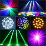 2-Pack 108W Moving Head dj Light with Remote Rotating 18-Facet Prism 10 Gobos 8 Colors DJ Lighting Spotlight by DMX and Sound Activated for Wedding,Parties,Bar,Live Show - Image 4