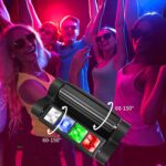Big Dipper DJ Lights RGBW 4-in-1 Stage Lights LED Spider Moving Head Light Sound Activated DMX Party Lights for Bar, Band, Wedding, Concert, Disco Stage Lighting, Christmas, 1 Pack - Image 3