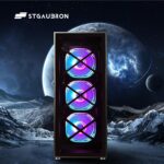 STGAubron Gaming PC Computer Desktop, Intel Core i7 8th Gen up to 4.1G, GeForce RTX 3050 6G, 16G DDR4, 512G SSD, WiFi 6 & BT 5.2, RGB Fan x6, Windows 11 Home - Image 3