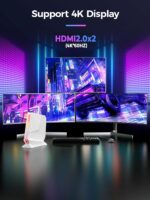 TOPGRO T1-Pro Mini Gaming PC Core i9-13900HK/RTX4060 8G GDDR6, Gaming Computer 64GB RAM DDR5, 2TB PCIe4.0 SSD, Adjustable RGB Light, WiFi6E/BT5.3/2.5G LAN 4K@60Hz Win11 Pro High-Performance Desktop PC - Image 6
