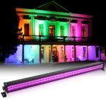 LED Wall Washer Light, 336 LEDs 70W RGB DJ Lights Bar Stage Light Support DMX & RDM Control Dj Party Lights for Indoor Outdoor Disco Party Church Birthday Bar Wedding - Image 2