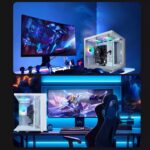 Desktop PC Ryzen7 5700G 8Cores 3.8G(Up to 4.6G Integrated AMD Radeon Graphics),Nvme SSD 1TB,16G DDR4 RAM,WiFi 6,Pre Built Gaming Towers Computer White - Image 5