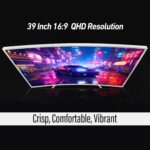 Deco Gear 39 Curved Ultrawide Gaming Monitor, 2560 x 1440, HDR400, 165 Hz, 99% sRGB, HDMI 2.0, DP 1.4 - Image 3
