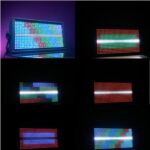 200W LED Stage Light Strobe Bar Lighting RGBW 4in1 48 Partition White 8000K DMX Super Bright Dj Wash Bar Strobe Stage Lighting Effects for Live Show Wedding - Image 5