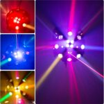 Multi-Bead Actuator Moving Head DJ Light 150w RGBW LED Stage Lighting Moving Head Disco Lights DMX512 & Sound Activated Rotating Starlight for Wedding Live House KTV Bar & Club (OL B-DJlight) - Image 8