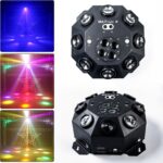 Multi-Bead Actuator Moving Head DJ Light 150w RGBW LED Stage Lighting Moving Head Disco Lights DMX512 & Sound Activated Rotating Starlight for Wedding Live House KTV Bar & Club (OL B-DJlight) - Image 10