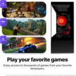 SAAV X10 2025 Gaming PC Tower Computer, AMD Ryzen 5 5500 4.2GHz, GeForce RTX 3050 6GB GDDR6, 22 inch Monitor, 32GB DDR4, 1TB NVMe SSD, WiFi 6, Bluetooth, Windows 11, RGB Prebuilt Desktop Bundle Black - Image 3