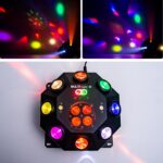 Multi-Bead Actuator Moving Head DJ Light 150w RGBW LED Stage Lighting Moving Head Disco Lights DMX512 & Sound Activated Rotating Starlight for Wedding Live House KTV Bar & Club (OL B-DJlight) - Image 4