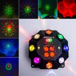Multi-Bead Actuator Moving Head DJ Light 150w RGBW LED Stage Lighting Moving Head Disco Lights DMX512 & Sound Activated Rotating Starlight for Wedding Live House KTV Bar & Club (OL B-DJlight) - Image 2