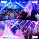 Moving Head DJ Lights - 6 x 40W RGBW Stage Lighting with XYZ 3-Axis Linkage, DMX & Sound Activated, DJ Lights Beam Spotlight - Perfect for DJ, Party, Wedding, Church, Live Show, Bar - 8 Pack - Image 8