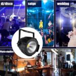 Ridgeyard LED Par Lights COB 200W DMX512 & Sound Activated Stage Light Warm White & Cool White Audience Blinder DJ Spot Light Wash Lights for Church Concert Photo Studio Wedding Live Show (1) - Image 7