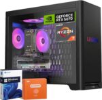 Lenovo Legion T5 Gen 10 Gaming Tower Desktop PC, AMD Ryzen 7 7700X(Up to 5.4GHz), NVIDIA RTX 5070 12GB GDDR7, 64 GB DDR5, 2 TB SSD, WiFi 6E, Bluetooth 5.3, Windows 11 Pro, w/Accessories - Image 2