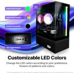 SAAV X10 2025 Gaming PC Tower Computer, AMD Ryzen 5 5500 4.2GHz, GeForce RTX 3050 6GB GDDR6, 22 inch Monitor, 32GB DDR4, 1TB NVMe SSD, WiFi 6, Bluetooth, Windows 11, RGB Prebuilt Desktop Bundle Black - Image 9