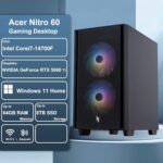 acer Nitro 60 Gaming Desktop Computer Intel 20-core i7-14700F 32GB DDR5 2TB SSD GeForce RTX 5060 Ti 16GB GDDR7 DLSS4 (Up to 759 AI Tops) USB-C DisplayPort Wi-Fi6 Win11 ICP Hub - Image 3