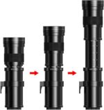 420-800mm f/8.3 Telephoto Lens Zoom SLR Camera Lens for Canon T7i T6 T6i T6s T7 T8i T3i, T4i, T5, T5i, SL2, SL1 4000D 2000D 80D 90D 5D III 6D 7D II 60D 70D 250D 750D 760D 1300D - Image 7